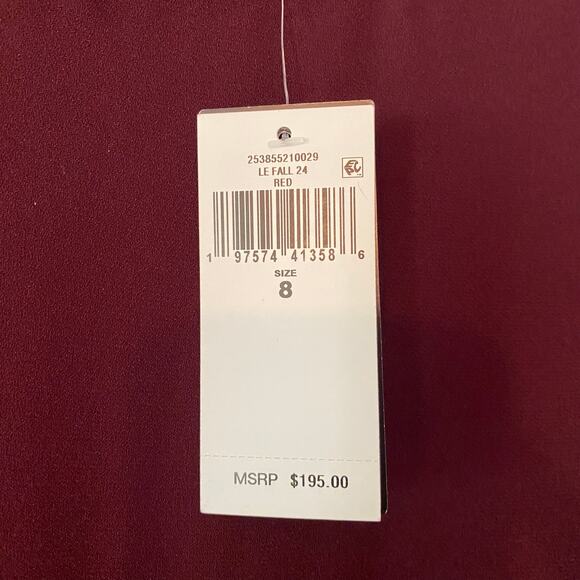 NWT Lauren Ralph Lauren Women's size 8 Purple Cape Georgette Cocktail Dress - Picture 4 of 10